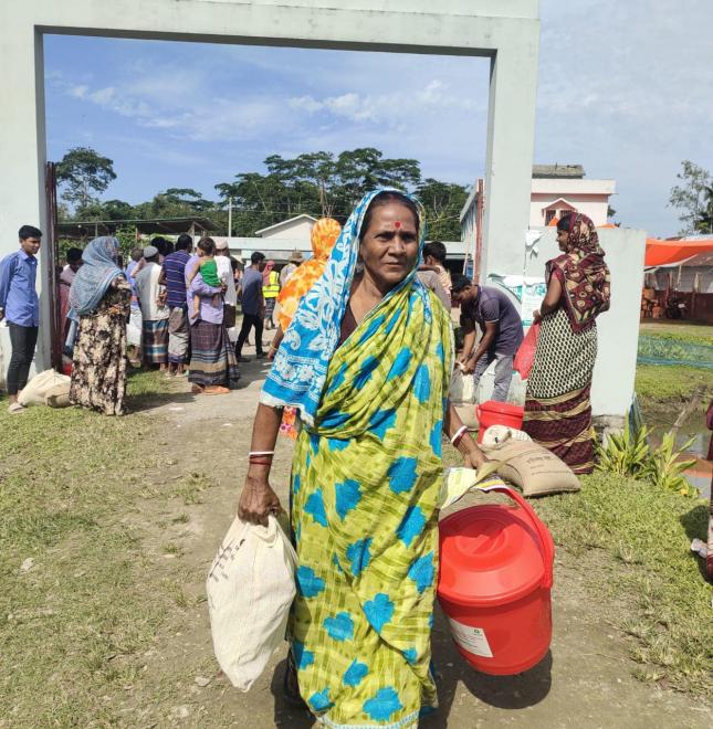 Women affected by Cyclone Remal happy to receive assistance