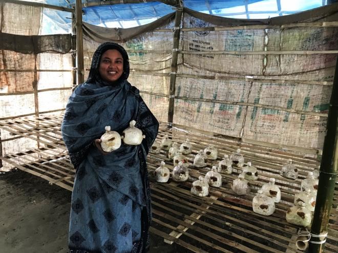 Mushroom farming shows the way to self-sufficiency