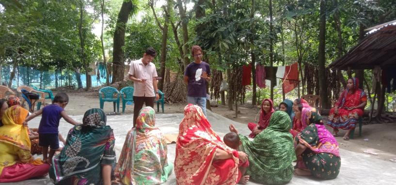 Marginalized people of the community participated in the community consultation meeting