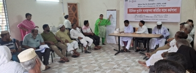 JAGO NARI’s WLiE project held a workshop with the Union Disaster Committee in Patharghata