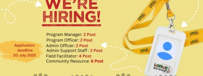 JAGONARI Urgent Recruitment Notice