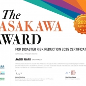 The Sasakawa Award Certificate 2025 (Recognized)