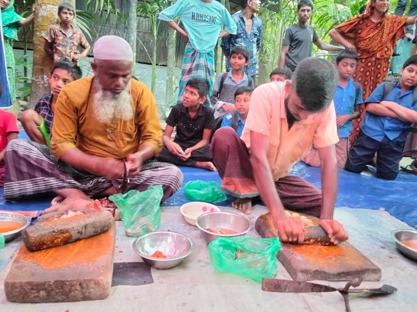 Gender Role Shifting Game held at community level in Barguna