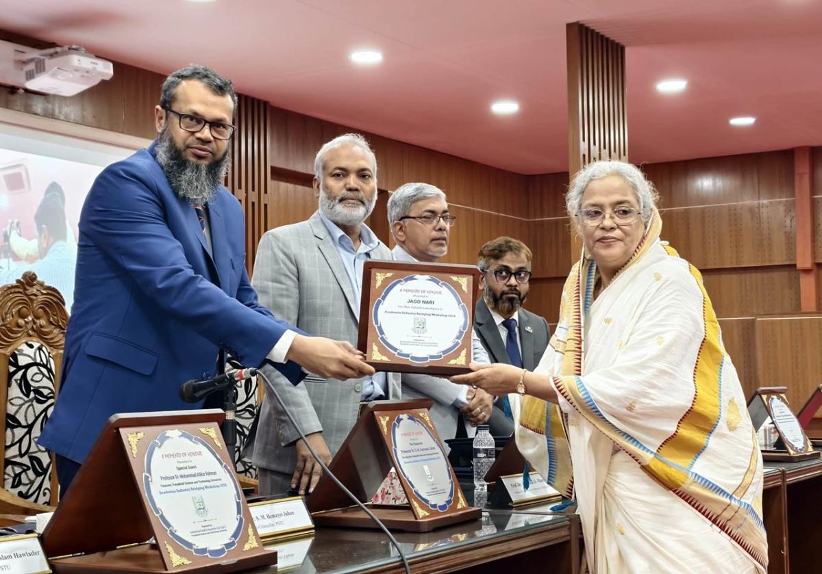 JAGO NARI Recognized for Contributions to Social Development and Disaster Risk Reduction