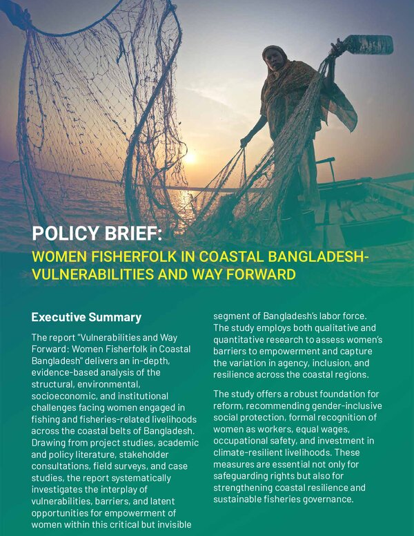 Policy Brief Women Fisherfolk In Coastal Bangladesh (PDF)